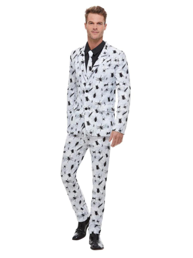 Heren pak met insect print Halloween