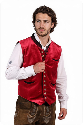 Heren tiroler vest