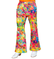 hippie broek voor heren met print