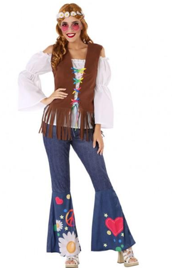 Hippie dames kostuum