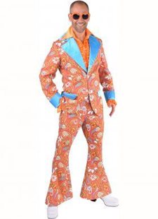 hippie kostuum paisley