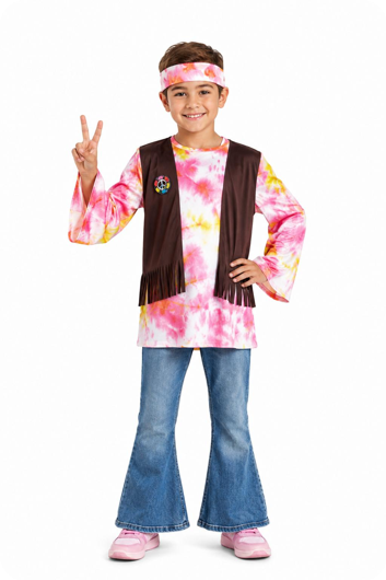 Hippie Shirt with scarf for kids