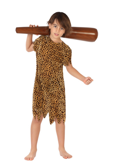 Holbewoner Themakostuum voor Jongens - Jungle Look