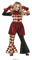 horror clown meisjes verkleedpak