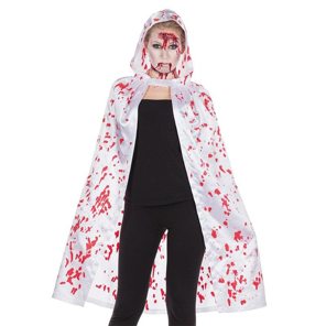 horror halloween cape with blood