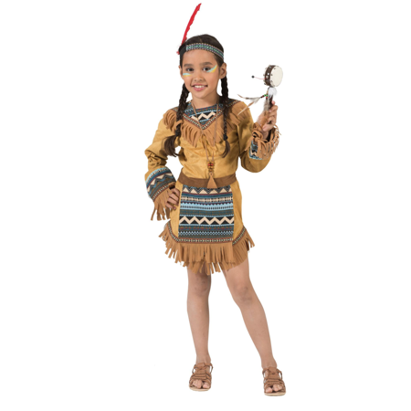 Indiaan meisje jurk Cherokee