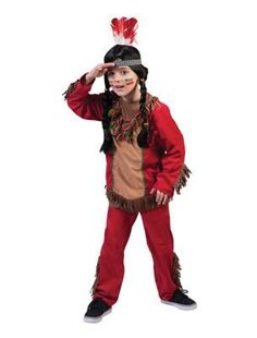 indian costume for boys Red Hawk