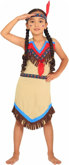 Indianen Meisje Kostuum - Kindermaat