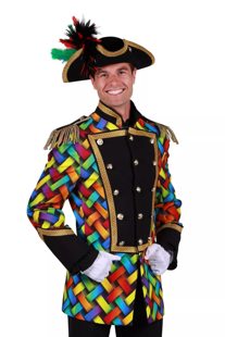 jacket print gentleman happy weave