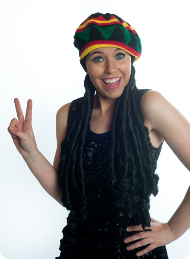 Jamaïque bonnet rasta dreadlocks