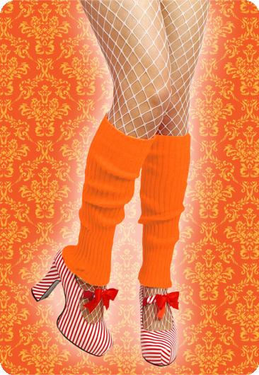 Jambières orange party