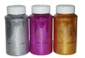Jar with glitters 500 grams fluorescent Yellow