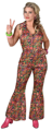 Jaren 70 jumpsuit Paisley flower