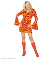 Jaren 70 retro jurk voor dames