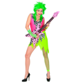 jaren 80 fashion jurk