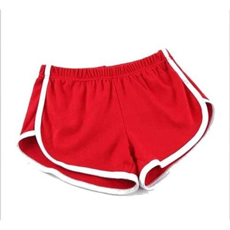 Jaren 80 retro shortje rood