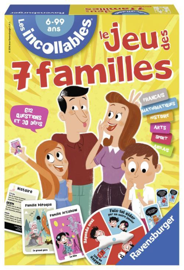 Jeu de famille 7 familles - francophone