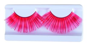 jumbo eyelashes pink silver
