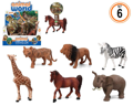 jungle dieren 13x10cm