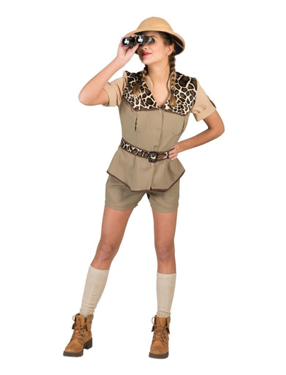 Jungle Safari Women's Costume with Shorts