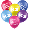 K3 birthday balloons 6 pieces