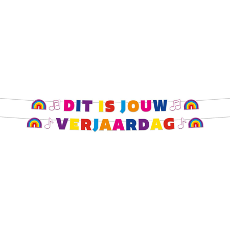 K3 birthday banner 2 meters