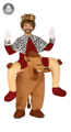 Kameel met koning carry me kostuum
