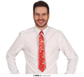 kerst das rood met print