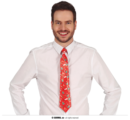 kerst das rood met print