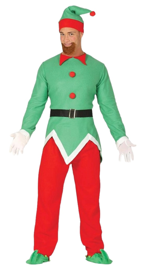 Kerst Elf Outfit Heren