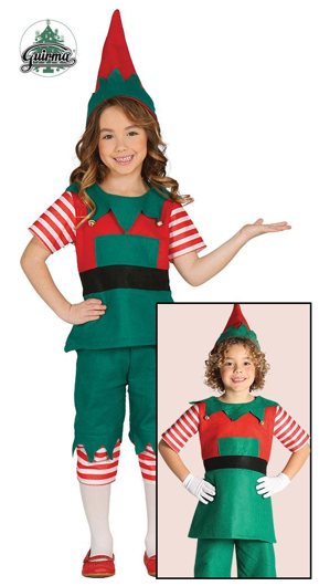 kerst elf verkleed kostuum voor kids