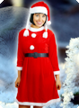 Kerst kostuum kind meisje