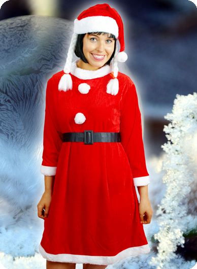 Kerst kostuum kind meisje