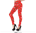 kerst legging rood