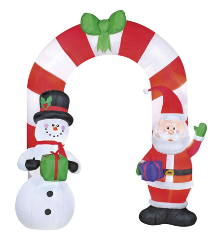 Kerst opblaas boog deco
