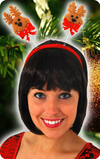 Kerst rendier diadeem