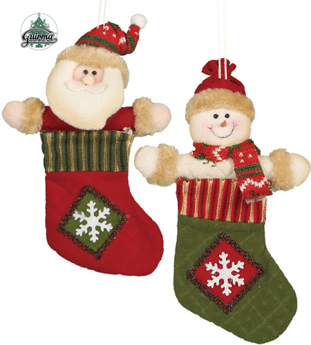 kerst sok 20 cm per stuk