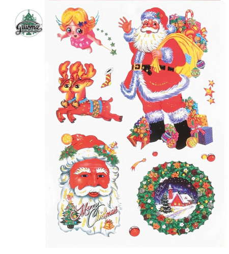 Kerst stickers 21 *33 cm