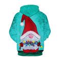 kerst sweater met kap kerstman