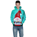 kerst sweater met kap kerstman