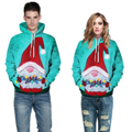 kerst sweater met kap kerstman