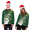 Kerst sweater Purrrfect met kat
