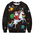Kerst trui unicorn in space