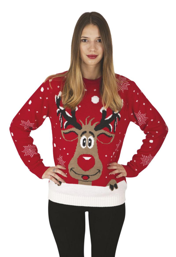 kerst trui voor dames met rendier