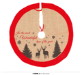 Kerstboom Deken met rendieren