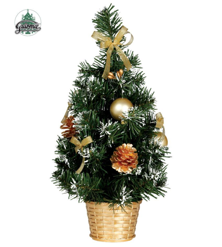 kerstboom goud 30 cm