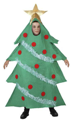 Kerstboom kostuum kind 