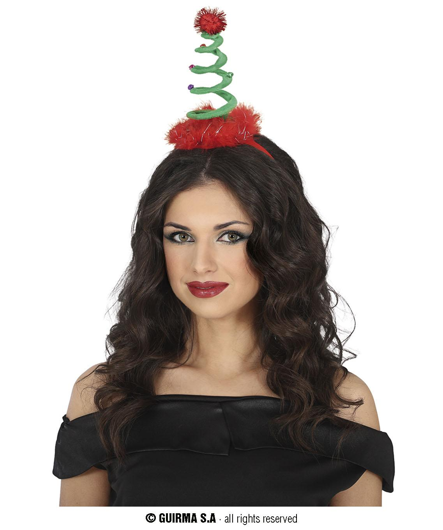 kerstboom spiral diadeem