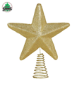 kerstboom topper gouden ster 19 cm