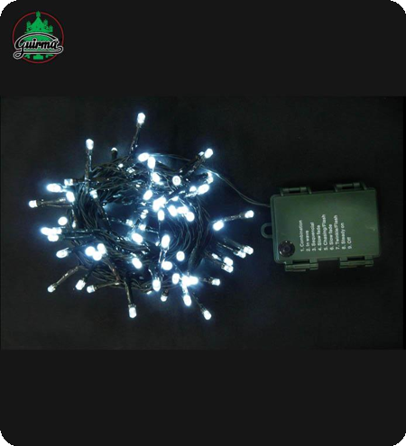 kerstlichtjes 96 white LED exterior